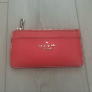 Kate Spade Orange Red Wallet